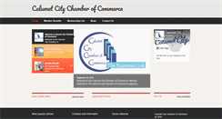 Desktop Screenshot of calumetcitychamber.com